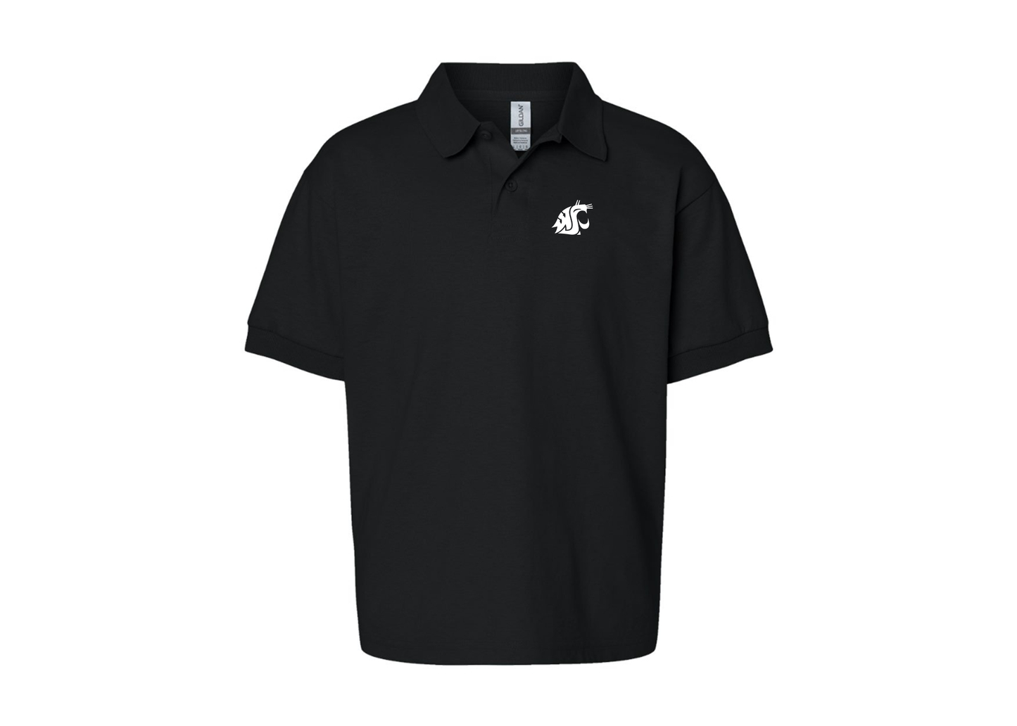 Youth Washington State Cougars Gildan Dry Blend Jersey Polo