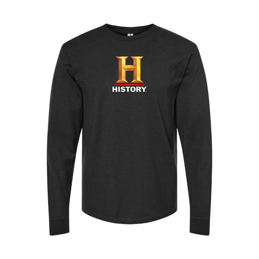 Youth History Channel Cotton Long Sleeve T-Shirt