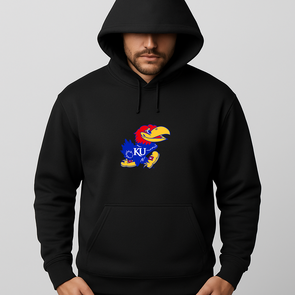 Men's Kansas Jayhawks Logo Pullover Hoodie