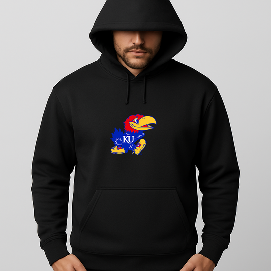 Men's Kansas Jayhawks Logo Pullover Hoodie