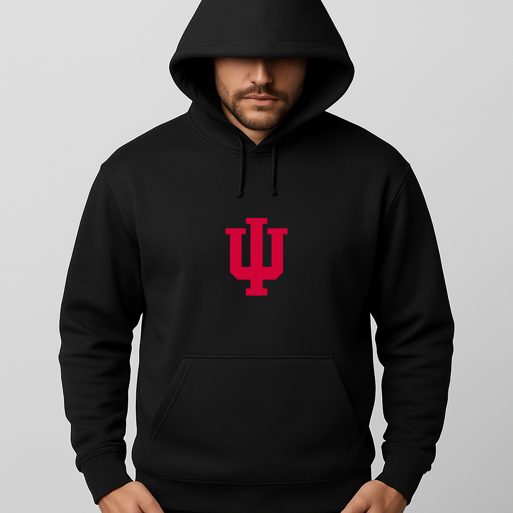 Men's Indiana Hoosiers Logo Pullover Hoodie