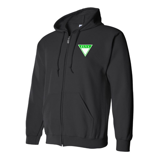 Men's Elva Logo Zipper Hoodie