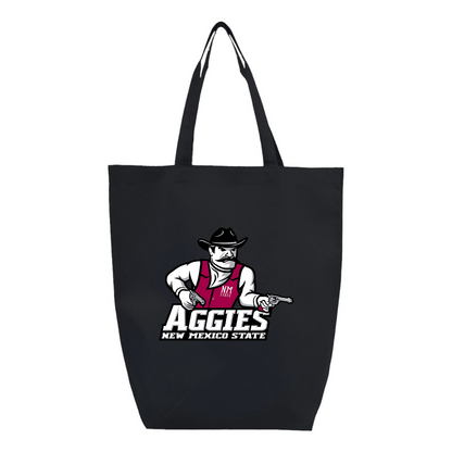 Aggies New Mexico State Logo Q-Tees Non-Woven Gusset Bottom Tote
