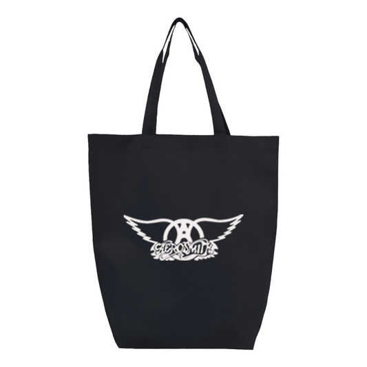 Aerosmith Logo Q-Tees Non-Woven Gusset Bottom Tote
