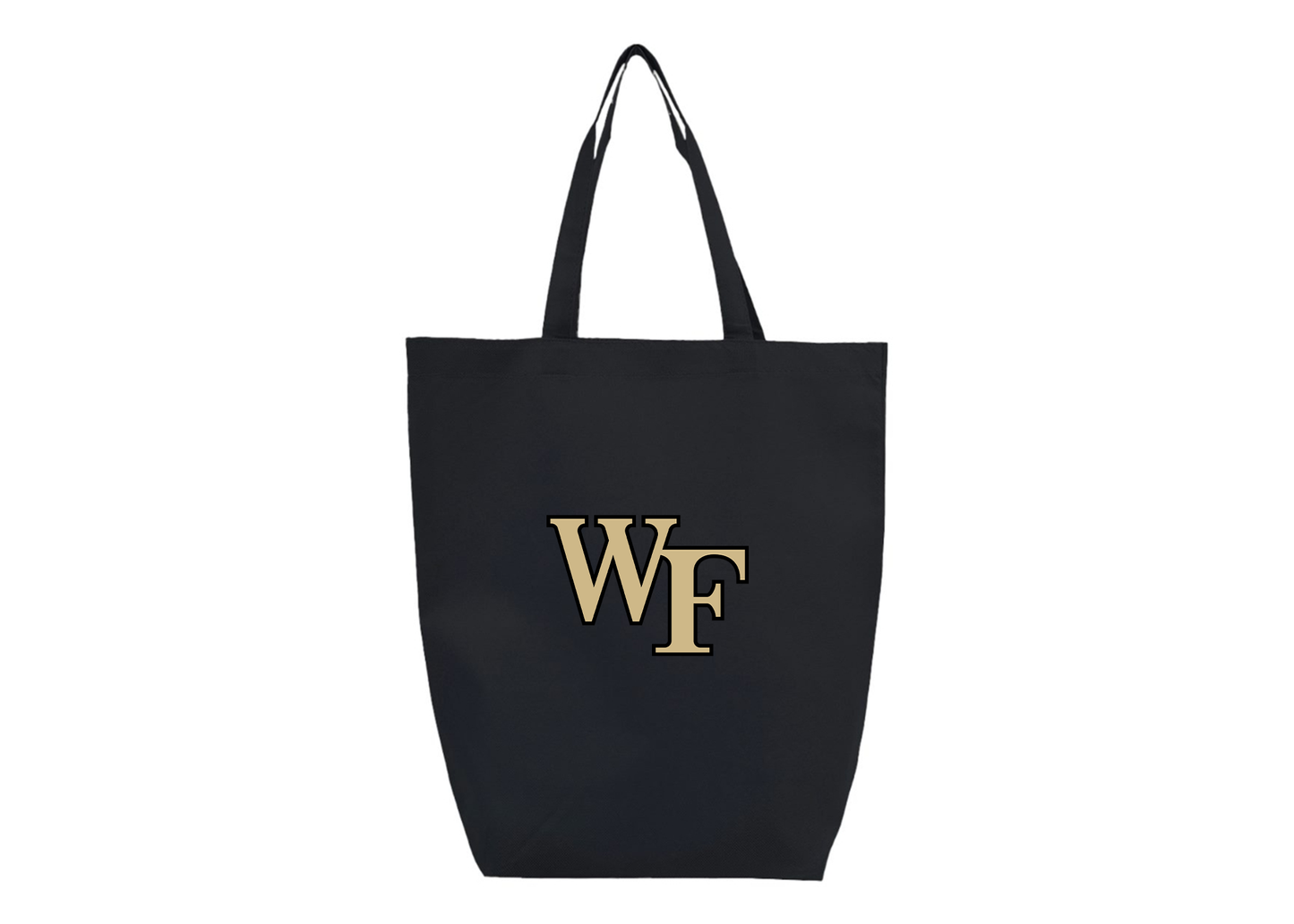 Wake Forest Demon Deacons Q-Tees Non-Woven Gusset Bottom Tote