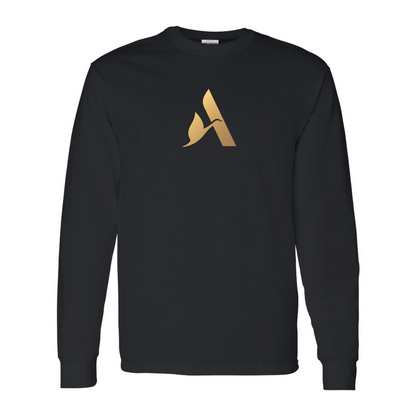 Men's Accor Golden Logo Gildan Heavy Cotton Long Sleeve T-Shirt