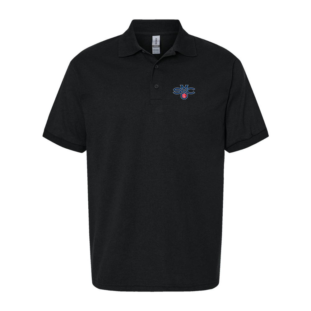 Men's Saint Marys Gaels Logo Gildan Dry Blend Jersey Polo
