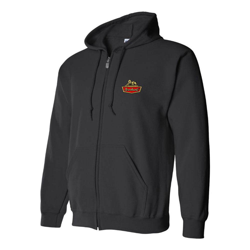 Men's Brockway Logo Zipper Hoodie