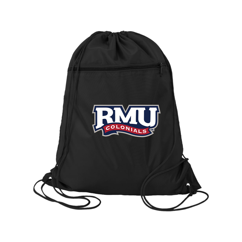 Robert Morris Colonials Logo Q-Tees - Polyester Cinchpack