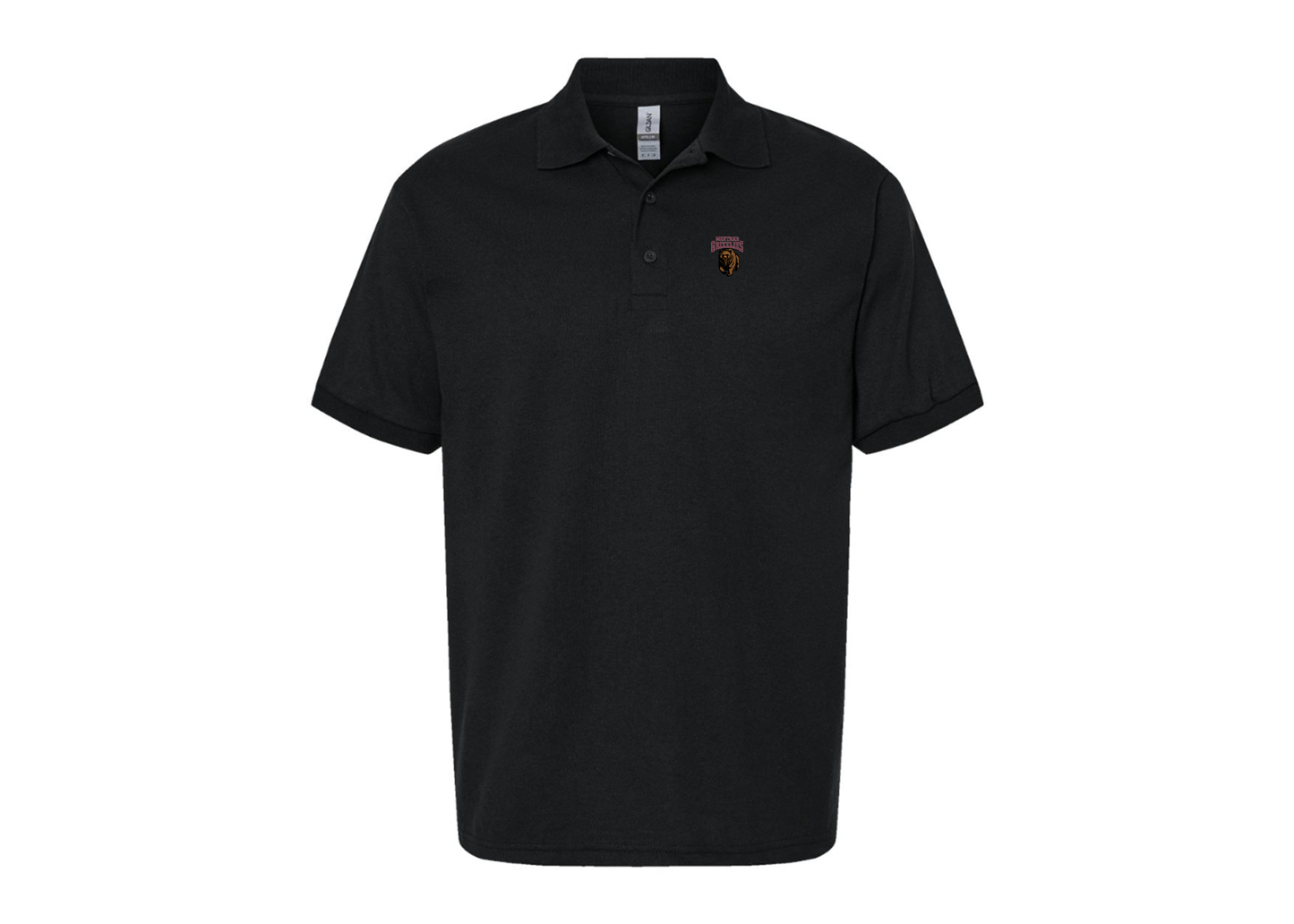 Men's Montana Grizzliesl Gildan Dry Blend Jersey Polo