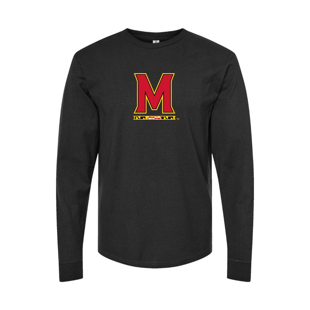 Men's Maryland Terrapins Logo Long Sleeve T-Shirt