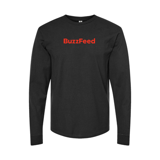 Youth BuzzFeed Logo Cotton Long Sleeve T-Shirt