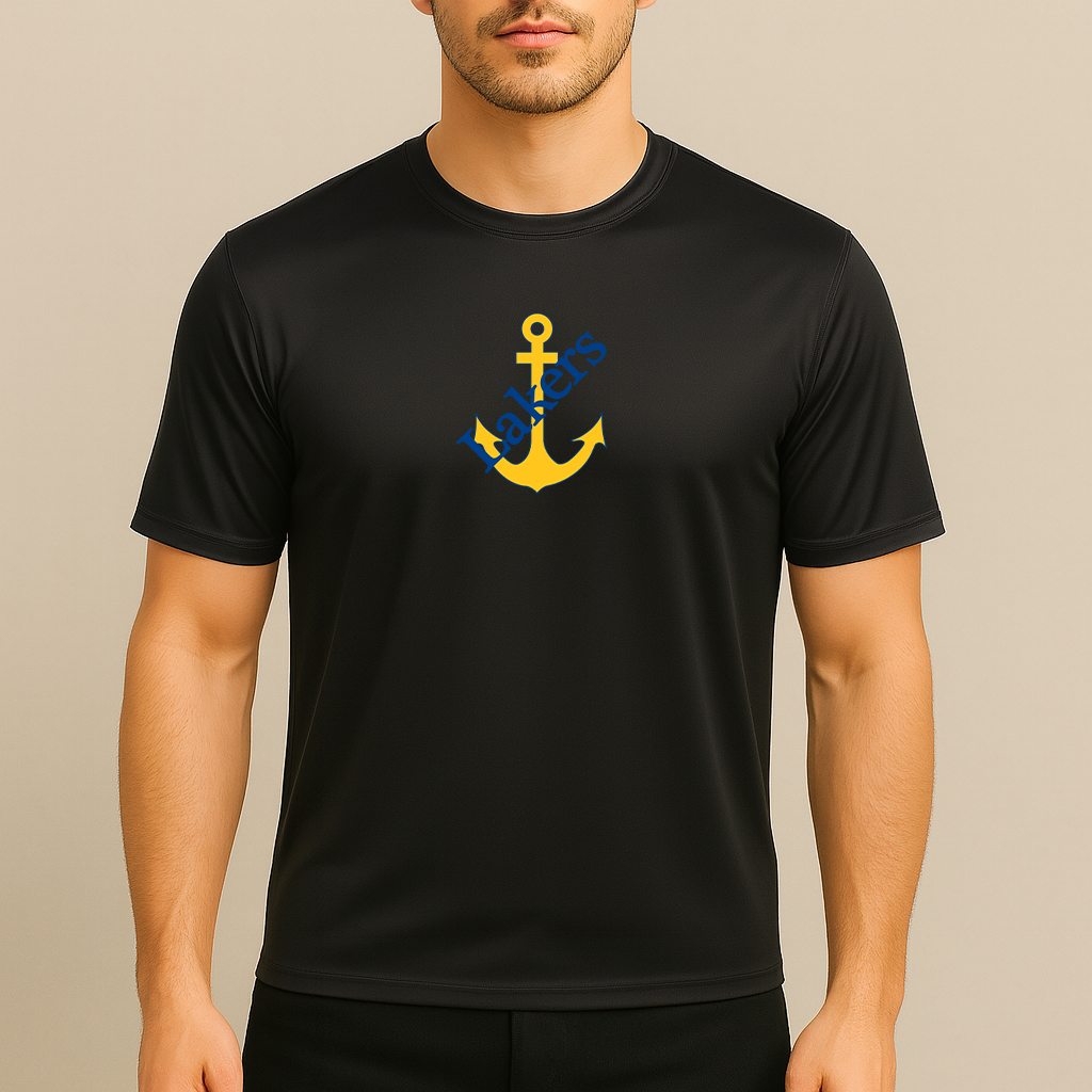 Men's Lake Superior State Lakers Logo Polyester T-Shirt