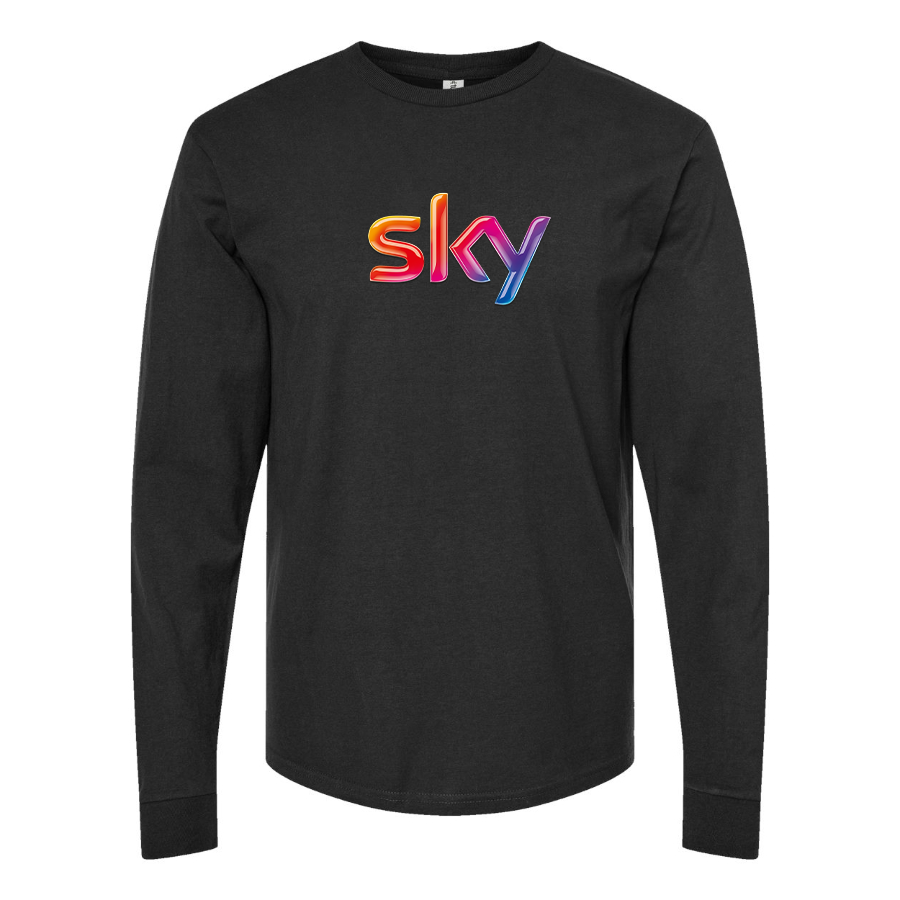 Youth Sky Logo Cotton Long Sleeve T-Shirt