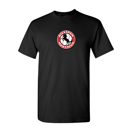 Men's Billings Mustangs Logo Cotton T-Shirt