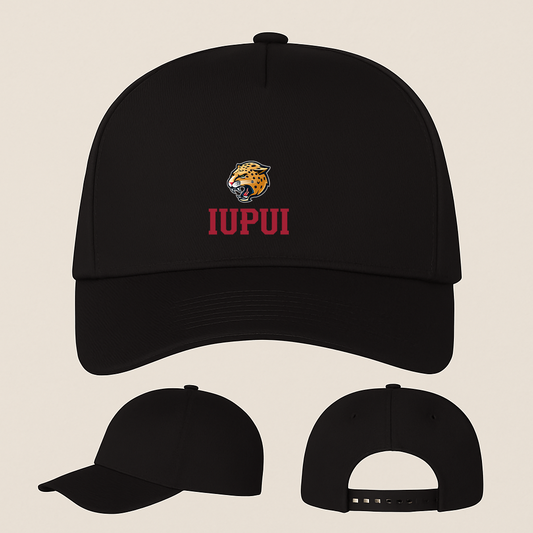 IUPUI Jaguars Logo Five Panel Twill Snapback Cap