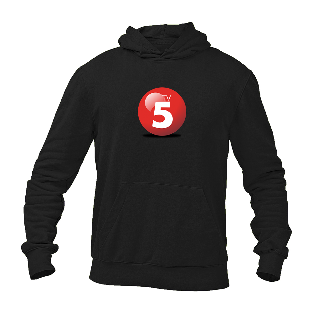 Men's ABC TV5 Logo Softstyle Midweight Hooded Sweatshirt