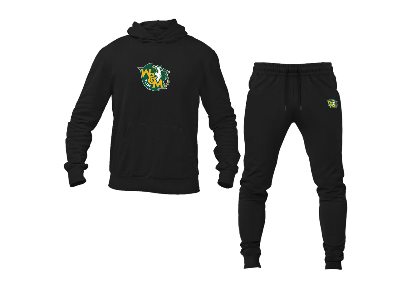 Men's William and Mary Tribe Hoodie Joggers Set