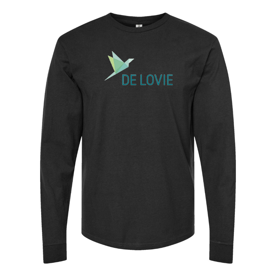 Youth De Lovie Logo Cotton Long Sleeve T-Shirt