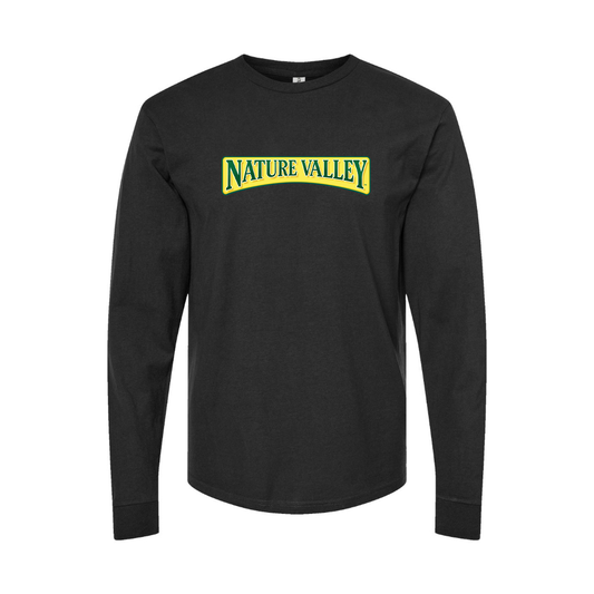 Youth Nature Valley Logo Cotton Long Sleeve T-Shirt