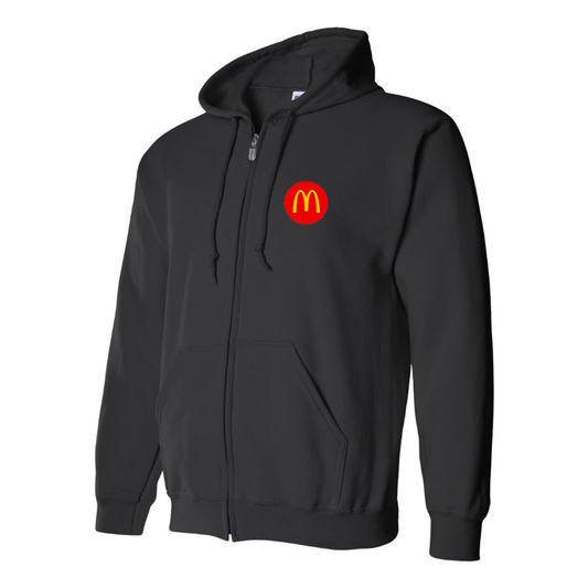 Men's McDonalds  Logo Zipper Hoodie