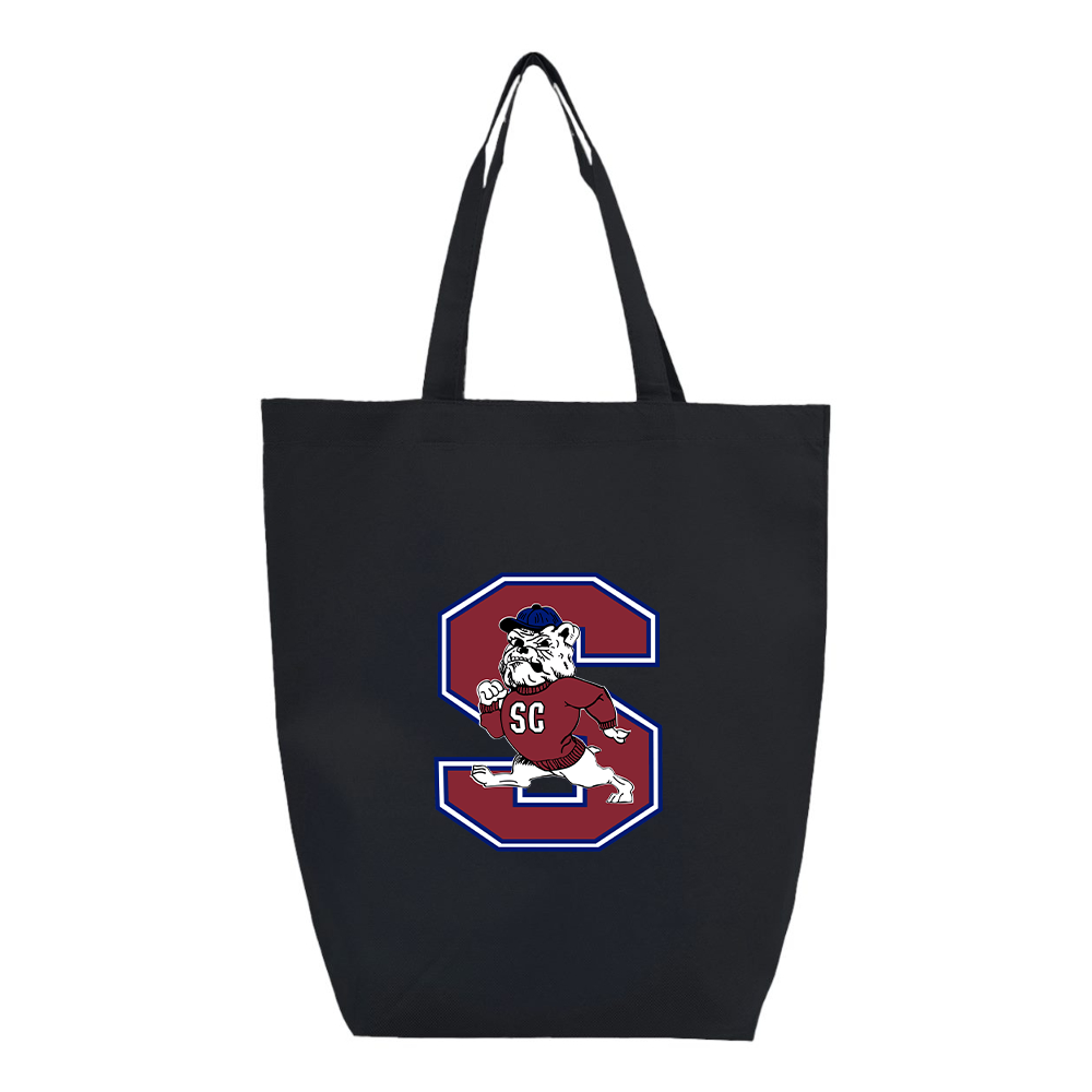 South Carolina State Bulldogs Logo Q-Tees Non-Woven Gusset Bottom Tote