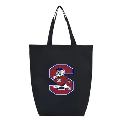 South Carolina State Bulldogs Logo Q-Tees Non-Woven Gusset Bottom Tote
