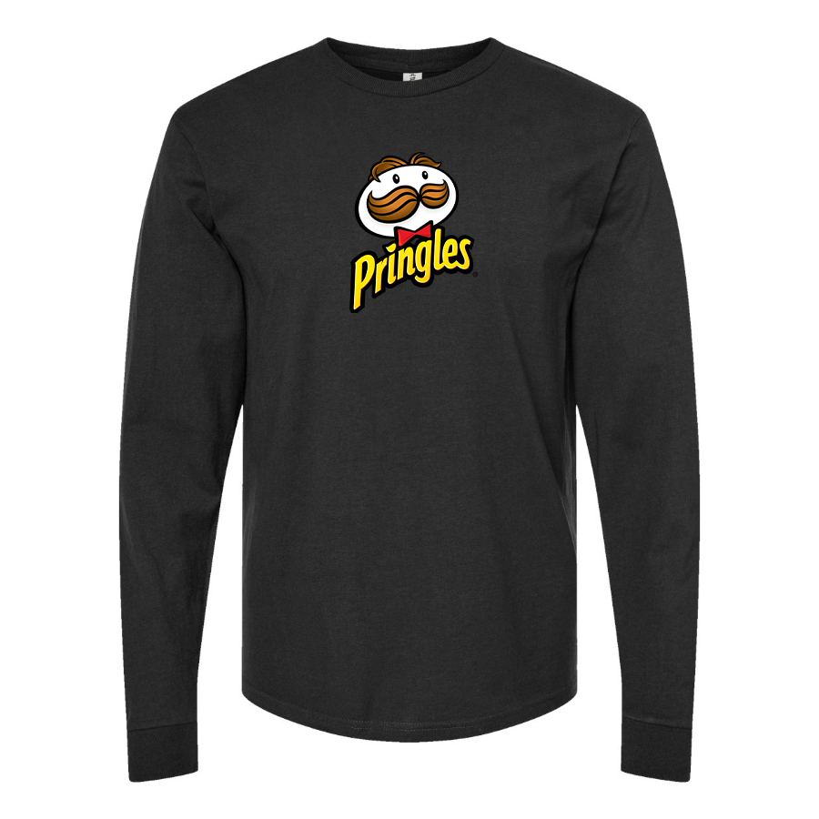 Youth Pringles Logo Cotton Long Sleeve T-Shirt