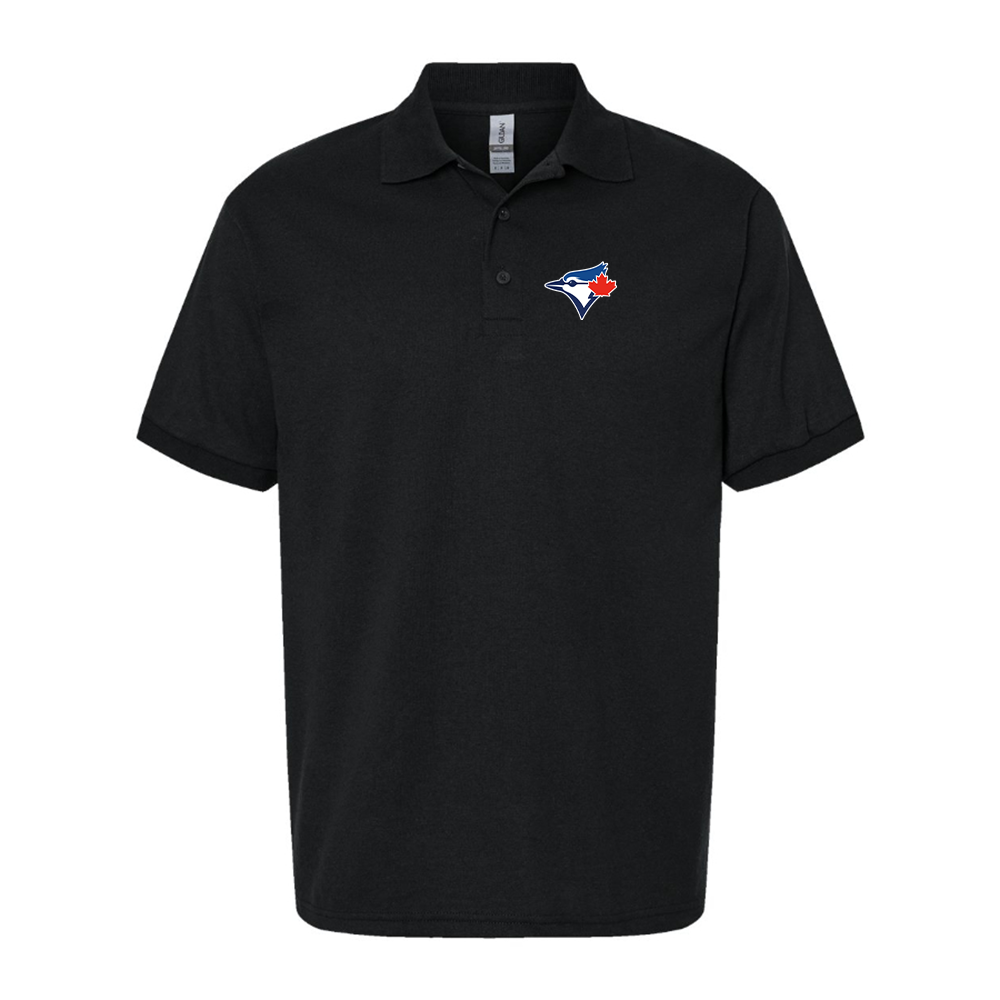 Men's Bluefield Blue Jays Logo Dry Blend Polo