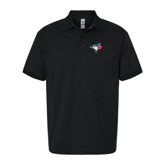 Men's Bluefield Blue Jays Logo Dry Blend Polo