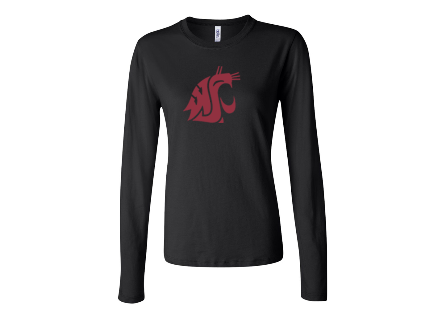 BELLA CANVAS Women’s Washington State Cougars Jersey Long Sleeve Tee
