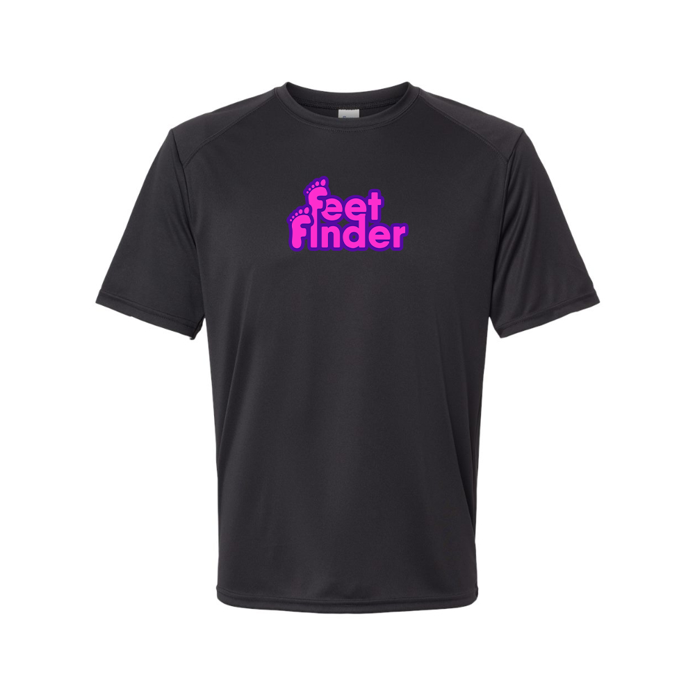 Men's FeetFinder Logo Polyester T-Shirt