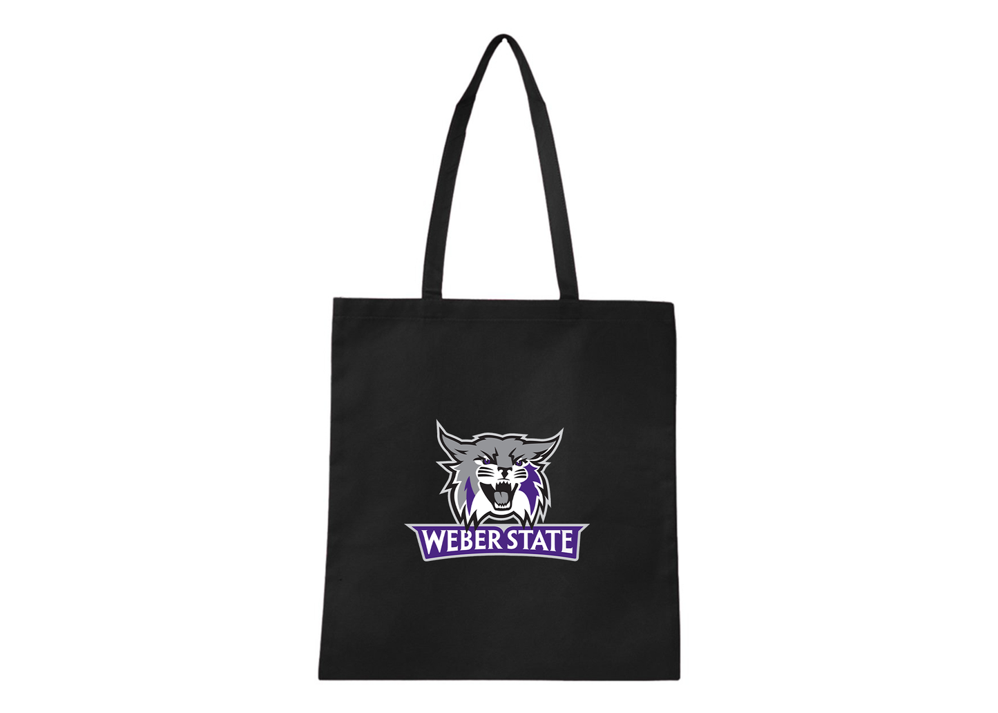 Weber State Wildcats Q-Tees Non-Woven  Tote