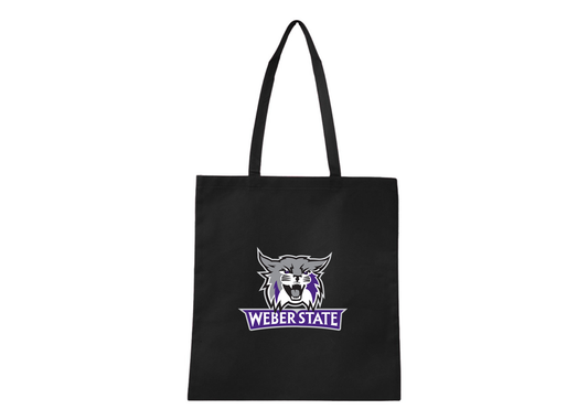 Weber State Wildcats Q-Tees Non-Woven  Tote