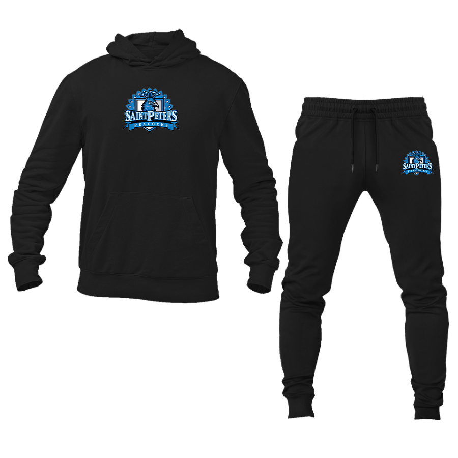 Men's Saint Peters Peacocks Logo Hoodie Joggers Set