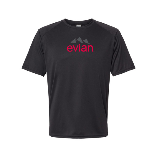 Men's Evian Logo Polyester T-Shirt