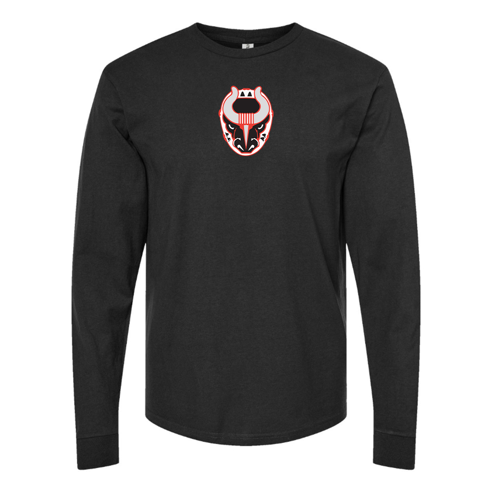 Men's Birmingham Bulls Logo Long Sleeve T-Shirt