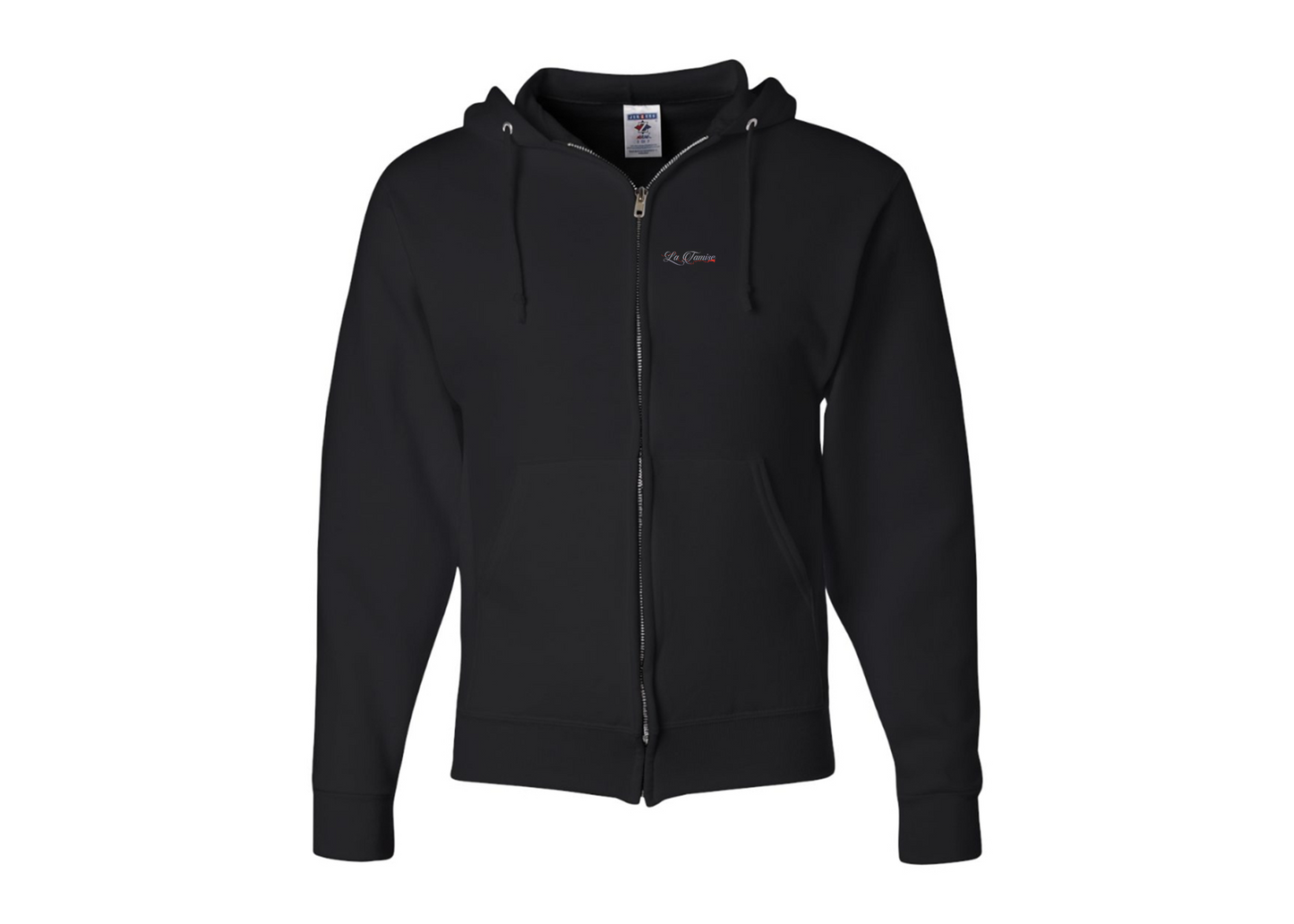 Men's La Tamise Logo JERZEES NuBlend Full-Zip Hooded Sweatshirt