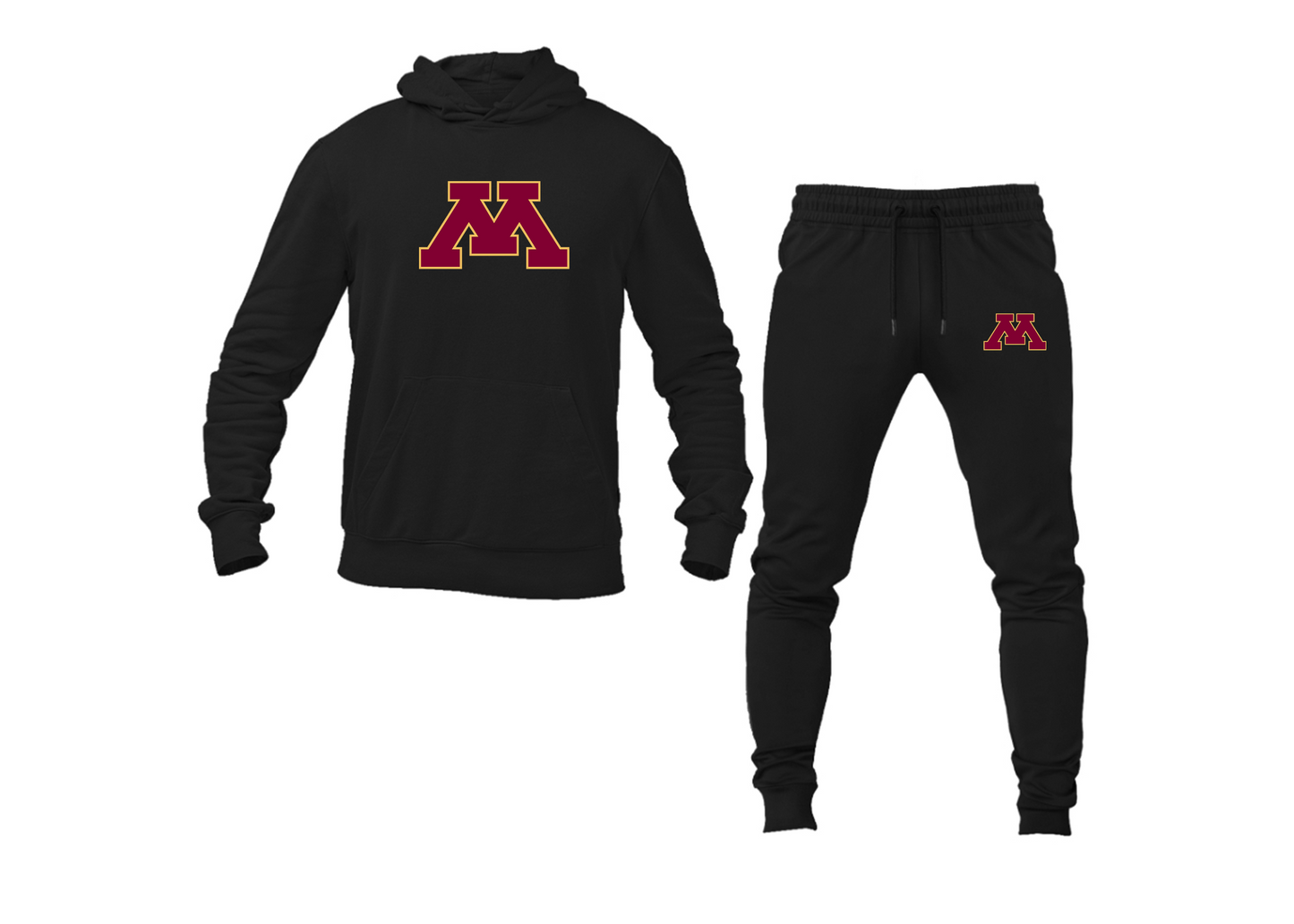 Men's Minnesota Golden Gophers Logo Hoodie Joggers Set