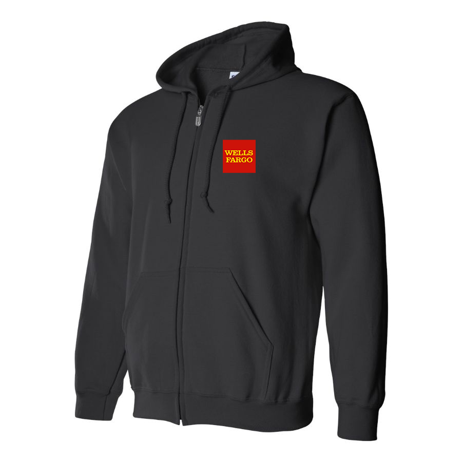 Men's Wells Fargo Logo Zipper Hoodie