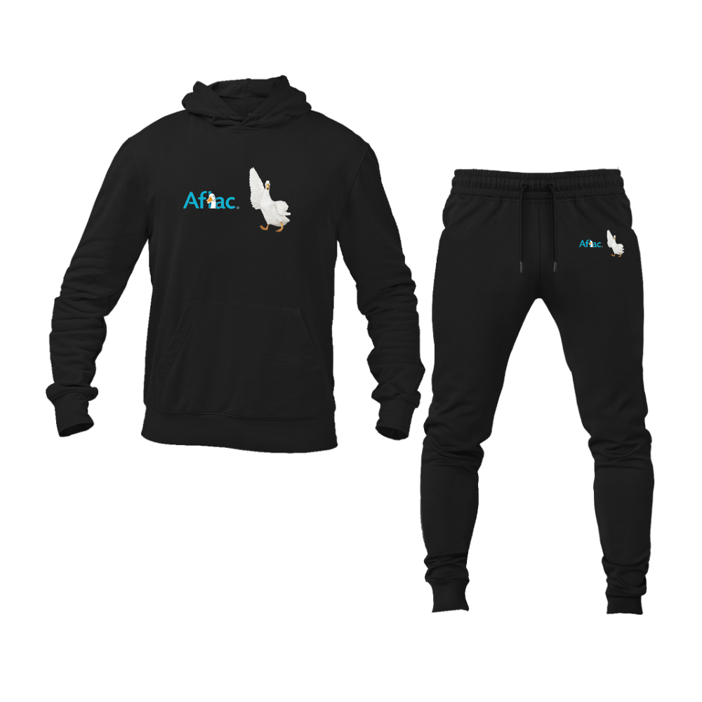 Men's Aflac Logo and Duck Hoodie Joggers Set