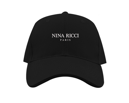Nina Ricci Paris Logo Dad Baseball Cap Hat