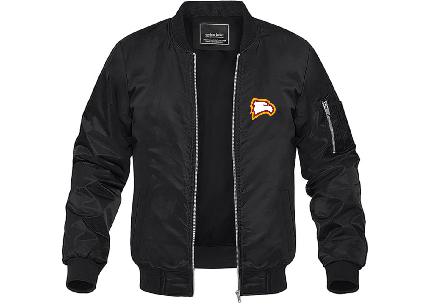 Men's Winthrop Eagles Lightweight Bomber Jacket Windbreaker Softshell Varsity Jacket Coat