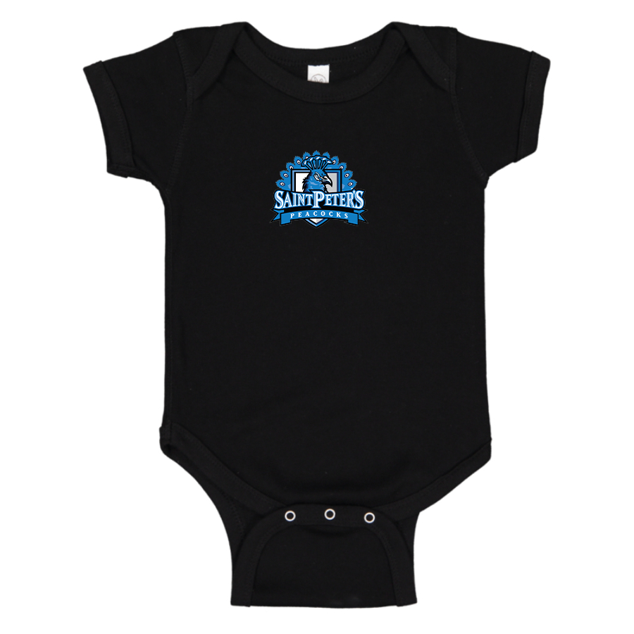 Saint Peters Peacocks Logo Baby Romper Onesie