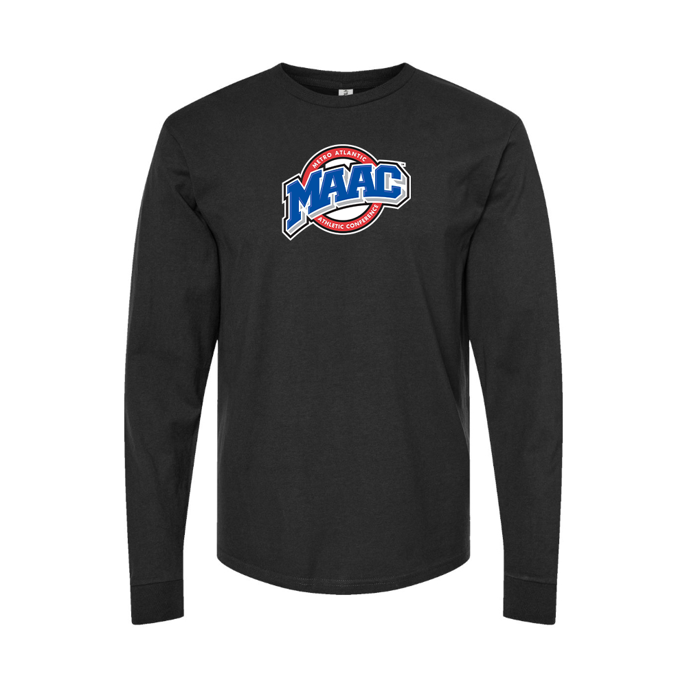 Men's Metro Atlantic Athletic Conference Logo Long Sleeve T-Shirt