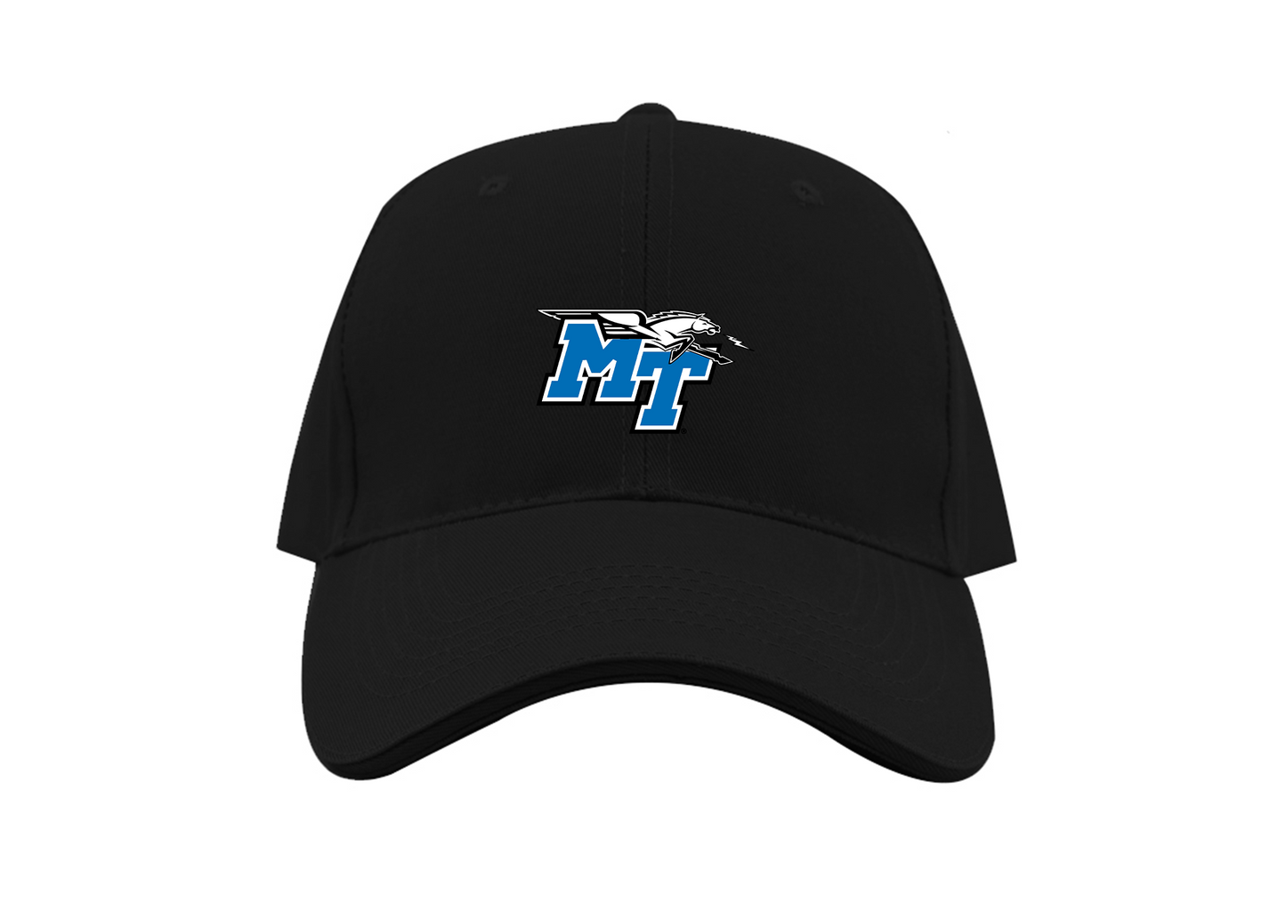 Middle Tennessee Blue Raiders Logo Dad Baseball Cap Hat