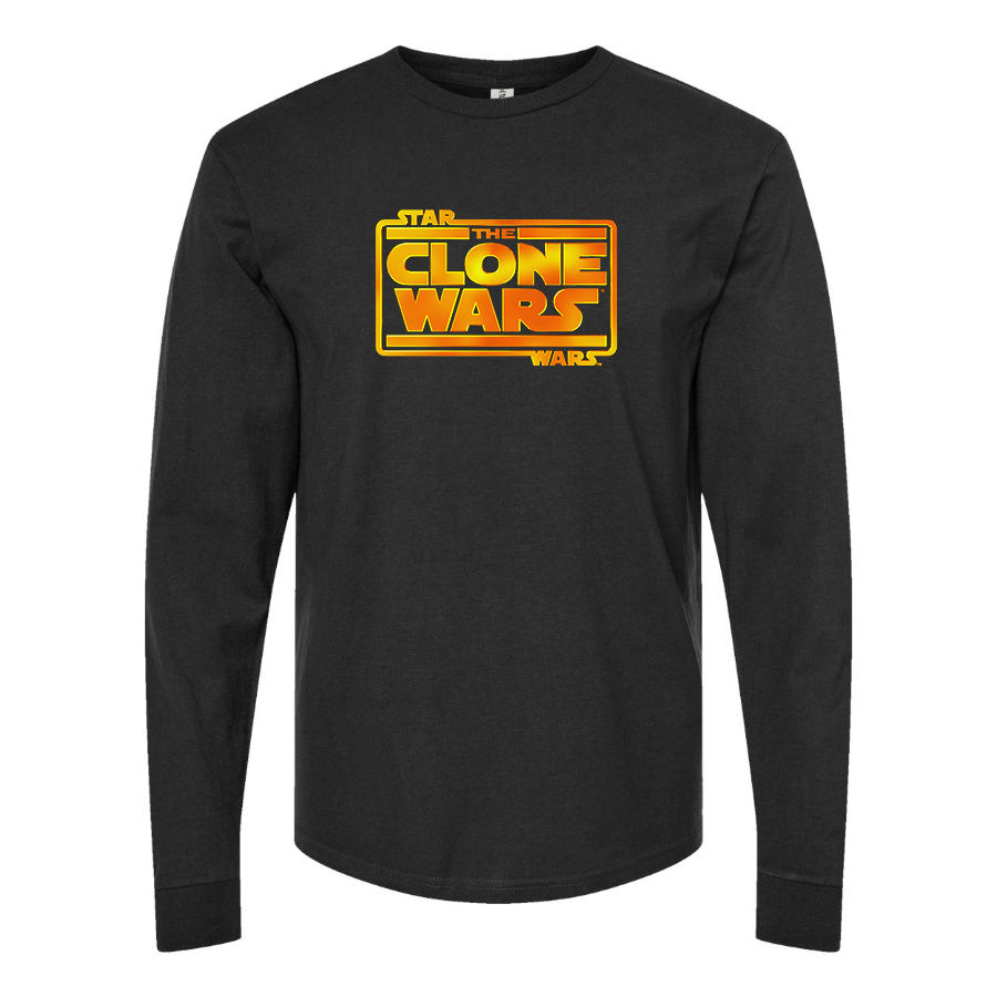 Men's The Clone wars Logo Long Sleeve T-Shirt