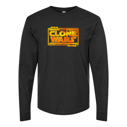 Men's The Clone wars Logo Long Sleeve T-Shirt
