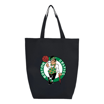 Boston Celtics Logo Q-Tees Non-Woven Gusset Bottom Tote
