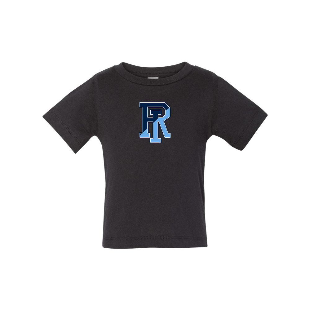 Rhode Island Rams Logo BELLA CANVAS Infant Jersey Tee